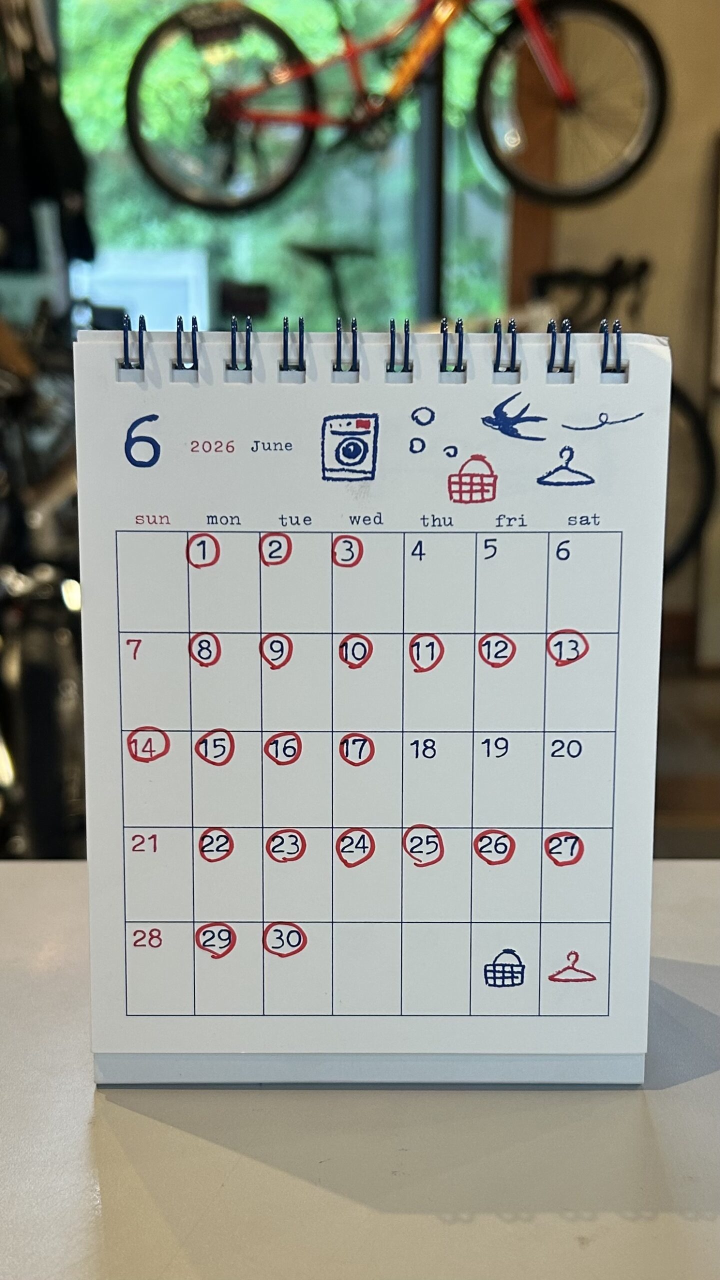 6月の営業カレンダー　